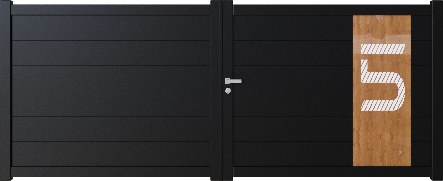 Quelle largeur fautil entre les piliers d'un portail battant ALU210 — free download